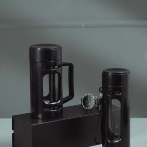 Tea Mug With Filter And Lid 泡茶杯 茶水 分離 保溫白酒杯子茶杯喝茶水瓶【1437次回购】浩迪大容量单层玻璃杯男女户外商务车载耐高温便携防摔茶水手柄杯