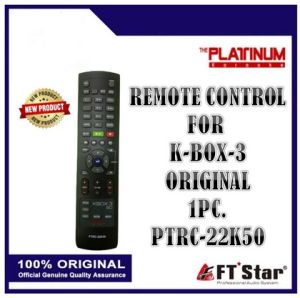 K-BOX 3 PTRC-22K50 Original Platinum Infrared Remote Control