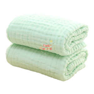 JUBON Khăn Tắm Cho Bé vải Xô Trơn 5 Lớp Cao Cấp Mềm Mịn Thấm Hút Nhanh Không Xù Lông An Toàn Cho Da Bé Khăn Đa Năng Trẻ Em