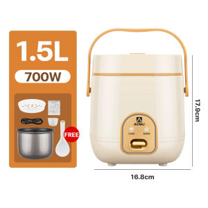 4L Rice Cooker Christmas Gift Non Stick Pot - Multifunction Electric Cooking Jar with Steamer for 2-5 Person Family Use 30 Mins Quick Cook Easy Clean