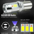 For Honda Wave 125 Alpha H6 BA20D LED Motorcycle Headlight Bulb 2000LM Bulb 6000K White Hi-Lo Beam High Power Suzuki GD110 Motorcycle LED Headlight Bulb BA20D Motorbike LED Front Light Bulb. 