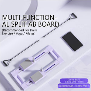 LIKE LIFE 多功能健腹板 Split Type Multifunctional Belly Plate Belly Wheel Automatic Rebound Pilates Skiing Machine Yoga Fitness Equipment 分体式瑜伽健身板 普拉提滑雪机