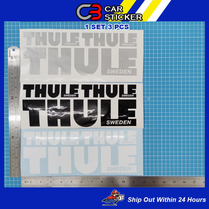 THULE Sticker Cutting Car Sticker 1set 3pcs cs326 Lazada