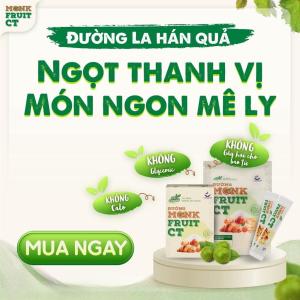 Đường La Hán Quả Monk Fruit CT – Không Calo Ăn Kiêng Keto Giảm Cân Cho Người Tiểu Đường 5g x 20