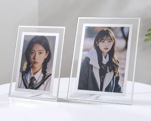 SG stock Crystal Glass Certificate Photo frame 4R 5R 8R A5 A4 Wedding photos Graduation certificates Awards Photo frames
