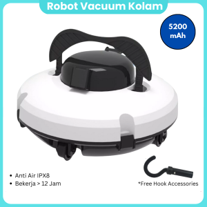 Mesin Vacum Pembersih Kolam Renang Robotic Alat Vacuum Robot Baterai Kolam Renang IPX8
