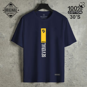 Several - Kaos Pria Distro Cotton Combed 30s Baju Cowok Terbaru M-3XL Reguler Fit