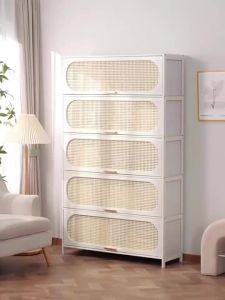 Kitchen Cabinet Home Bookshelf Cabinet Living Room Storage Cabinet  (XS)