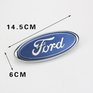 1 chiếc logo biểu tượng trước và sau xe ô tô xe hơi Ford kích thước 14.5*6cm KLJ145 ( Màu xanh)