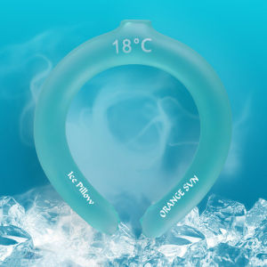 Icy Cooling Neck Ring Summer Cooler Neck Wraps Cooling Tube Outdoor Camping Hiking Cooling Wrap Scarf Ice Pack Adults