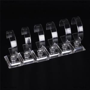 [COD] Man YingLie 2pcs Clear Acrylic Detachable Bracelet Jewelry Watch Display Holder Stand Rack