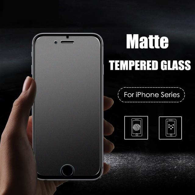 Frosted Matte Tempered Glass Anti-Fingerprint Bubble-Free Screen