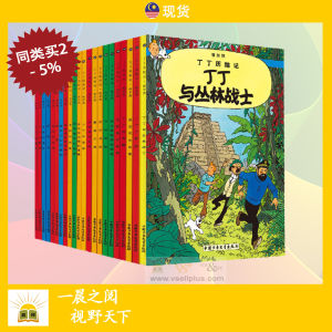 丁丁历险记 全套22册 大开本 漫画 中文版 书籍 Chinese Books - The Adventures of Tintin
