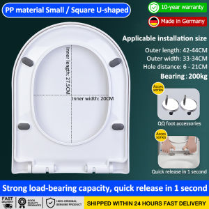 ✨Durable for 100 years✨ toilet bowl cover toilet seatcover toilet seat cover soft close toilet bowl seat cover toilet cover accessories toilet seat soft close 100% universal U/V/O Type 马桶盖