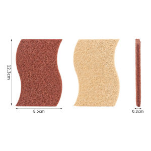 5Pcs Natural Kitchen Dish Sponge Wood Pulp Cleaning Reusable Soft Scrubber Sponge for Washing Dishes Sink Stove