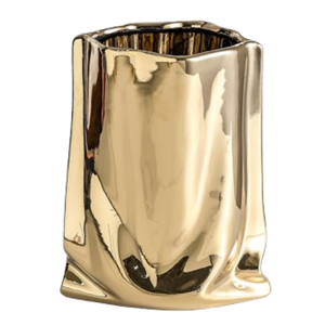 EO4MD Light Luxury Electroplated Ceramic Vase Minimalist Elegant Hydroponic Flower Pot Easy To Clean Nordic Style Decorative Bottles Home Decoration