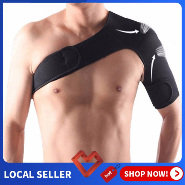 Adjustable Shoulder Support Brace Pad Belt Band Strap Wrap