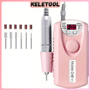 Nail Drill Machine File Grinde 30000RPM Nail Drill Machine with Gel Milling Cutters Essential Manicure Polisher for Salon Nail Art Tools