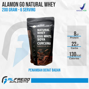 Alamon Natural Whey + Alabumin + Curcuma 8x Serving