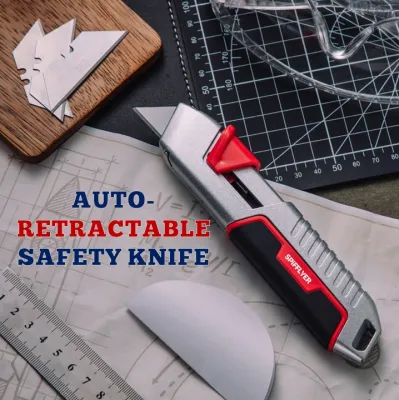 AUTO RETRACTABLE UTILITY SAFETY KNIFE- INDUSTRIAL GRADE SAFETY PENKNIFE/ SAFETY NT CUTTER