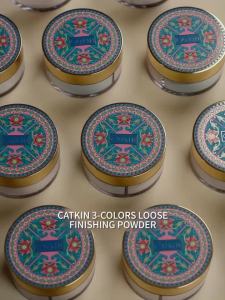 CATKIN Tri-color Lotus Loose Setting Powder 3-in-1 Color Correct Contour Highlight Soft Focus Radiant Nourishing2026