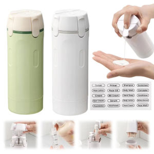 4-in-1 Travel Refillable Bottles Portable Toiletries and Cosmetics Containers for Shampoo Body Wash Travel Storage Bottles