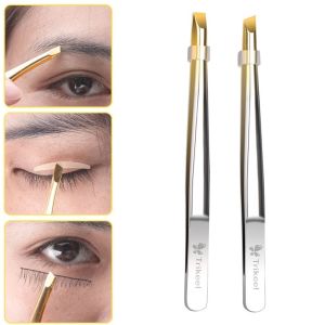 Eyebrow Tweezers Pluckers Stainless Steel Eyebrow Clippers Eyelash Removal Makeup Tools Tweezers