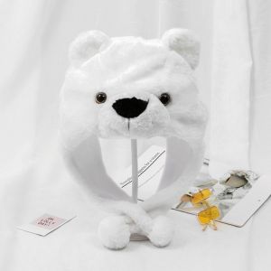 R1A9M Universal For Children Breathable Birthday Gift Headwear Game Event Cartoon Cap Winter Warm Parent-Child Props For Men Women Plush Animal Cap Performance Hat Tiger Head Cover Cap Cosplay Tiger Hat