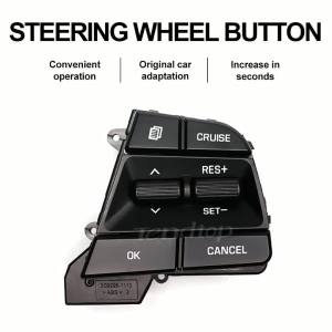 For Hyundai Movable Collar Solaris Elantra AD 1.6L 2017 2018 Steering Wheel Cruise Control Button Switch Car Accessories