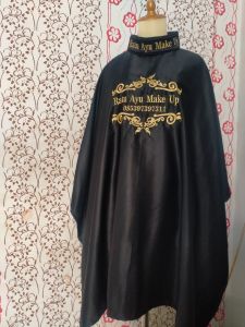 apron makeup/kip salon/costum bordir logo & name