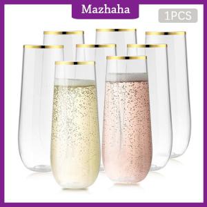 Mazhaha 270ML Shatterproof Plastic Wine Unbreakable Red Wine Tumbler es Cups