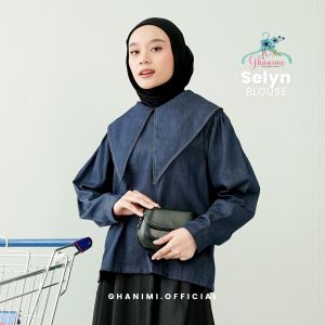 Ghanimi - Selyn Blouse / Atasan Wanita / Blouse Wanita / Kemeja Cacual / Kemeja lucu / Kemeja Wanita