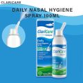 ClariCare Daily Nasal Hygiene Spray 100 ml สเปรย์น้ำเกลือธรรมชาติ สเปรย์น้ำเกลือพ่นจมูกเด็ก สำหรับฉีดพ่นทำความสะอาดจมูก. 