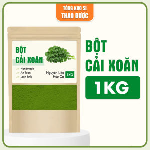 Bột cải xoăn 1kg bột cải kale sấy lạnh nguyên chất giàu chất xơ giúp giảm cân đẹp da detox