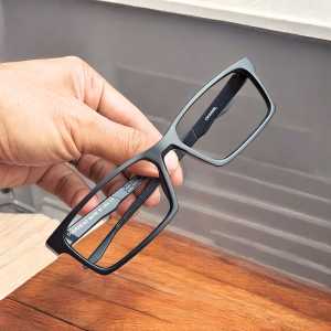 Kaca Mata Minus Anti Radiasi Photocromic Pria Sport Kacamata Kotak Kecil Gaya Keren Optik Asli Ori