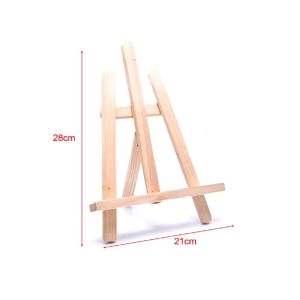 LYMEDIA Lightweight Tabletop Easel Foldable Adjustable Wood Drawing Easel Portable Sketching Painting Board Students Artist