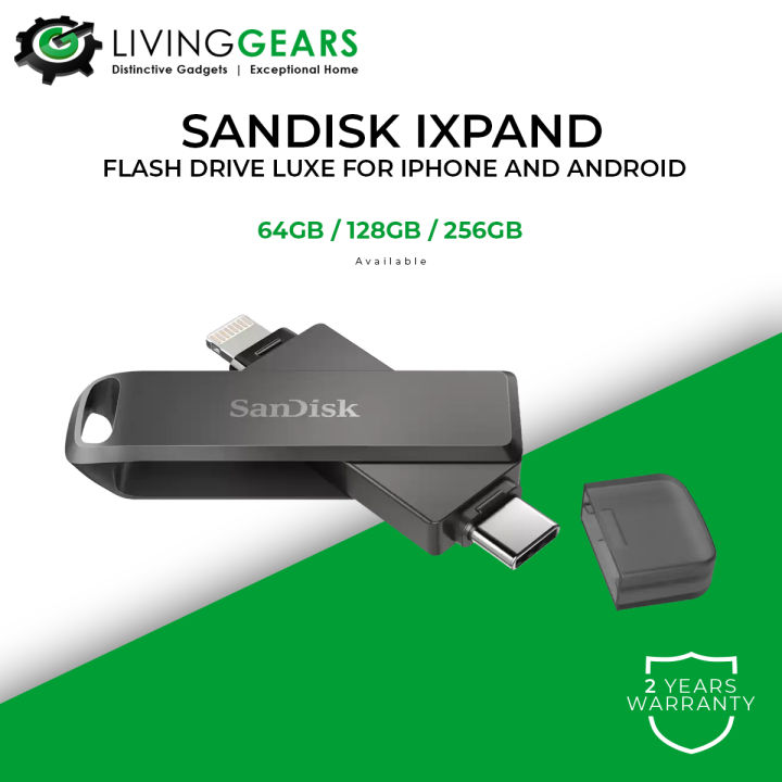 SanDisk 有り難 iXpand Luxe 128GB Flash Drive