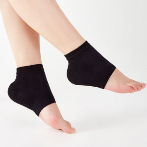 【Free Shipping】1 Pair Silicone Heel Protector Feet Skin Care Socks for Women Sleeve Relief Plantar Fasciitis Heel Pain Heel Pads
