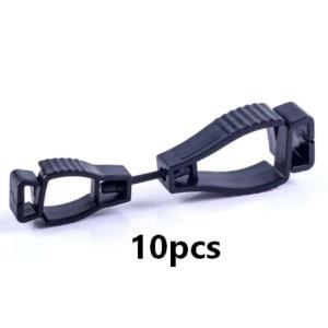 10pcs Outdoor Camping Climbing Rope Suspension Glove Clamp Hook Guard Glove Grabber Clip