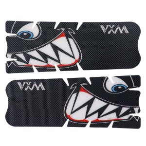 YIYIUR PVC Bicycle Crank Protective Sticker Soft Film Multicolor Crankset Decorative Decals Creative No-fade Bike Protector Stickers Bike Maintenance