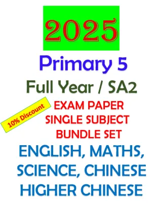 ☀️Ready Stock☀️2025 Primary 5 Top School Full Year Or SA2 Exam Paper (Hard Copy Stapled With Answer Key)