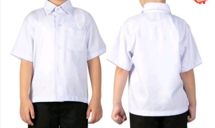 Polo jacket shop uniform white