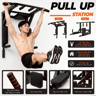BG - Xà Đơn Xà Kép Treo Tường CU 115 Tập Gym Đa Năng Tập Thể Dục Tại Nhà
