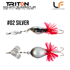 LURESFACTORY - TR GOLIATH BUZZBAIT JUNIOR 4cm 8.5g HARDBODY LURE TOPWATER