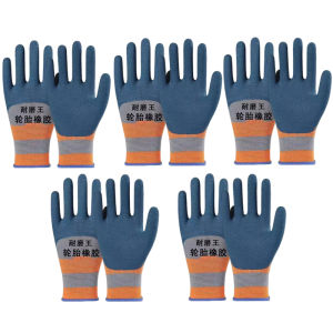 10/20Pairs Auto Repair Workshop Protection Labor Gloves / Safety Work Gloves / Tire Rubber Glove / Wear-resistant Non-slip Work Gloves