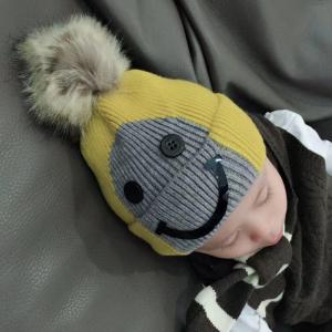 For 3-8 Years --New Arrival！！！2 WAY USE Smart Baby HAT or SCRAF  Korean Style Kids Boys Girls Soft Cotton Yarn Sun Hat Gift LH M56