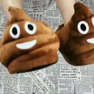 Cute Cartoon Cotton Winter Slippers Warm Plush Home Shoes for Women Couple