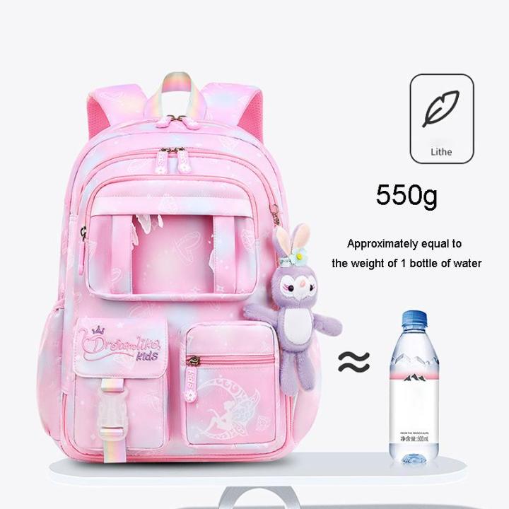 Bag For Kids Girl School Bag Waterproof Backpack Large Capacity