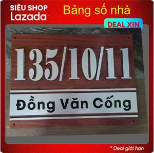 Bảng số nhà - Chắt liệu nhôm alu - mica kết hợp hoan hỏa - thiết kế xem trước ( Bảo Đảm đẹp từ khi thiết kế )