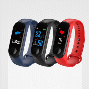 M3 Smart Bracelet  m3 Color Screen Bracelet Bluetooth Sports Pedometer Export Gift Factory Wholesale